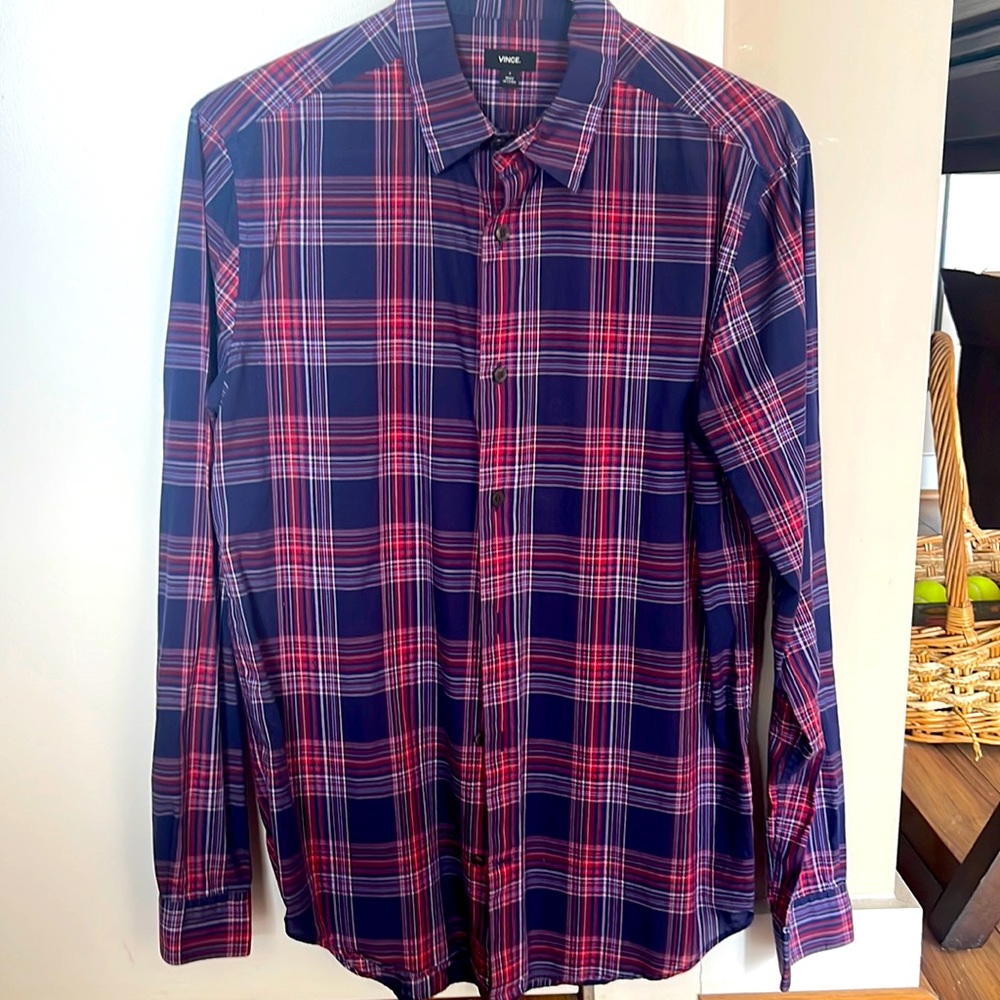 Vince casual lightweight long sleeve shirt